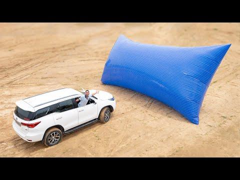 Driving Fortuner On World's Biggest Pillow thumbnail