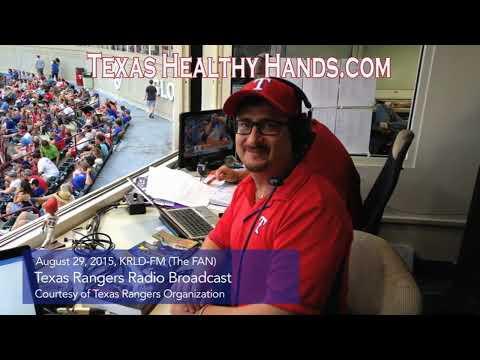 Dr. Stephen Troum visiting the Texas Rangers thumbnail