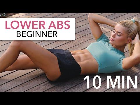 10 MIN LOWER AB WORKOUT - Beginner, with Medium Options I Pamela Reif thumbnail
