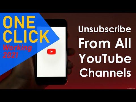 How To Unsubscribe All YouTube Channels in One Click | Mass Unsubscribe All YouTube Subscriptions thumbnail