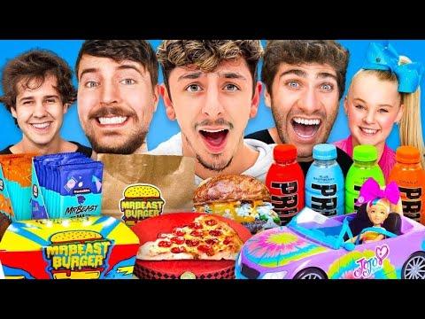 Rating YouTuber Products.. (MrBeast, David Dobrik, Airrack & MORE) thumbnail