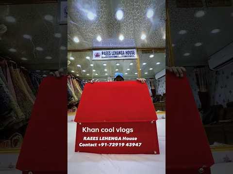 Wedding Lehenga Shopping in Chandni Chowk | New Bridal & Non Bridal lehenga | Delhi  #shorts thumbnail