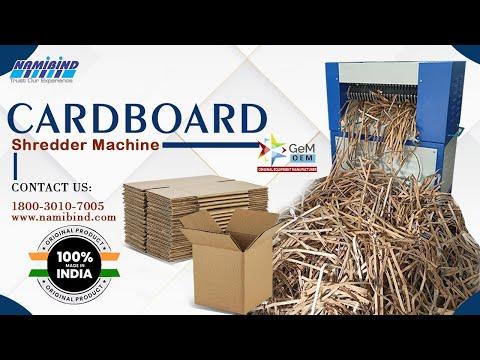 Heavy Duty Cardboard Shredder Machine (how to shred cardboard) Buy Now-09555086767 thumbnail