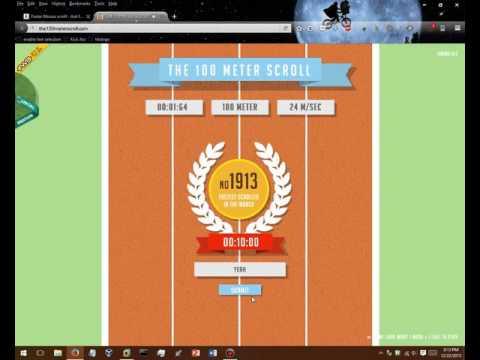 The 100 Meter Scroll 1.32 seconds *CHEAT* thumbnail