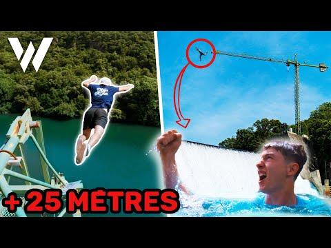 SAUT d'une GRUE ABANDONNÉE | CLIFF DIVING / 25 MÈTRES thumbnail