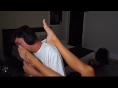 Corinna Kopf made AC suck on her toes (lucky mf) thumbnail