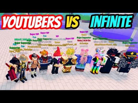 Youtubers Vs Infinite Mode - Ultimate Tower Defense feat. Fminusmic, xero_pain, foxpandatv + thumbnail