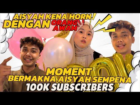 AISYAH KENA HON DENGAN ORANG AWAM ⁉️SAMBUTAN PALING BERMAKNA AISYAH 100K SUBSCRIBE‼️ thumbnail