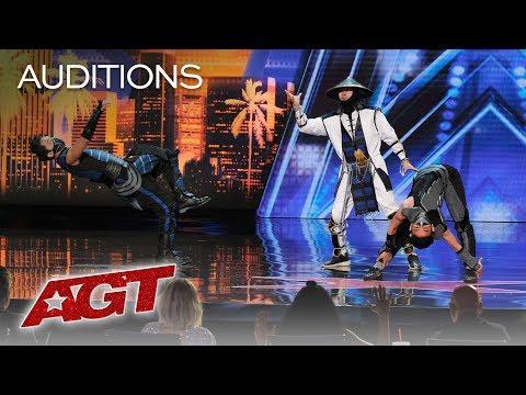 WOW! EPIC Dance Crew Delivers Mortal Kombat x Street Fighter Show - America's Got Talent 2019 thumbnail