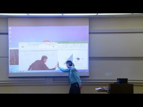 Math Professor Fixes Projector Screen (April Fools Prank) thumbnail
