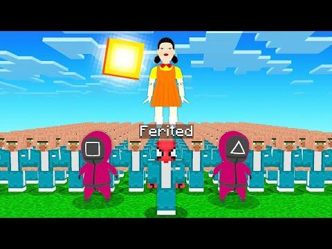 FERİTED VS SQUİD GAME - Minecraft thumbnail