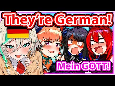 Kiara and Cecilia Starts Speaking German in LoL, Nerissa and Elizabeth: 【Hololive】 thumbnail