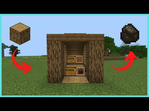 Minecraft: Come fare una Farm di Carbone [Java - Bedrock - PE] thumbnail
