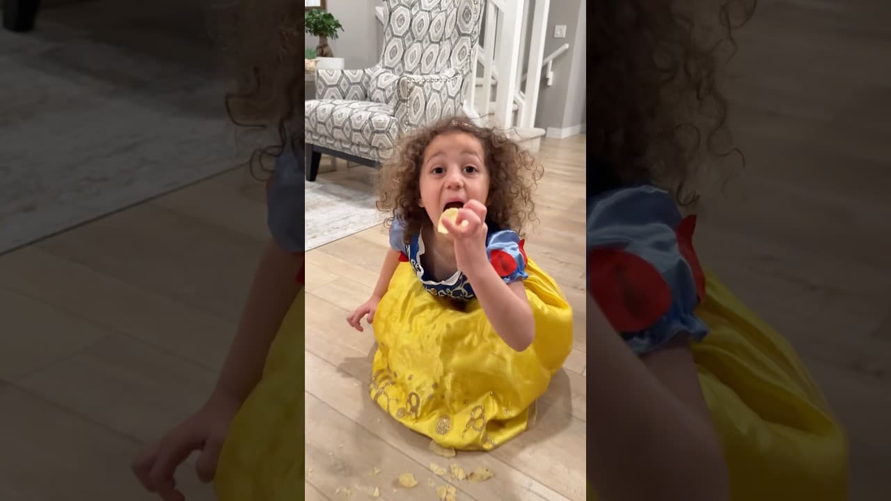Sierra always teaches Rhia safety rules around the house - don’t eat from the floor