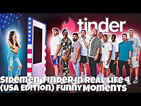 Sidemen tinder in real life 4 (USA edition) funny moments thumbnail