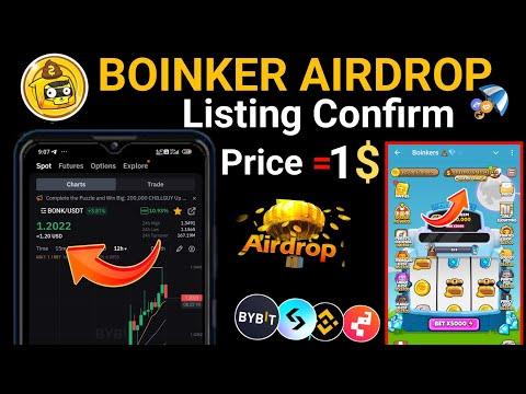 Boinkers Airdrop Listing Date Tokens Withdrwal Start | Boinkers airdrop Listing Date Confirmed 🥳 thumbnail