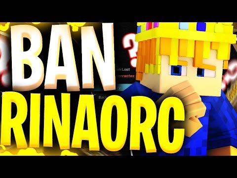 JE SUIS BAN DE RINAORC ?! (EXPLICATIONS DE MON BAN/UNBAN/DERANK) thumbnail