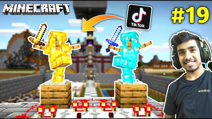Minecraft Hechers I USED AMAZING TIKTOK HACKS IN MY CASTLE | MINECRAFT GAMEPLAY #19 ...