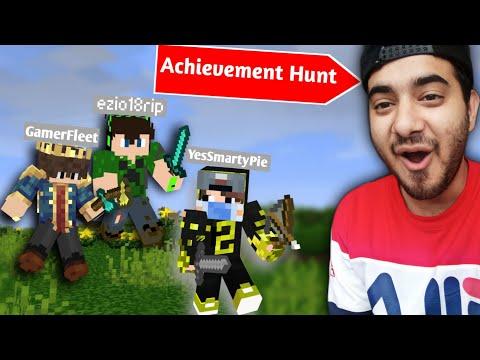 1 V 2 Minecraft Achievement Hunt [Manhunt] thumbnail