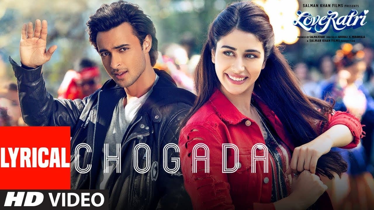 Chogada With Lyrics | Loveyatri | Aayush Sharma | Warina Hussain |Darshan Raval, Lijo-DJ Chetas