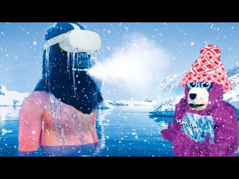 Gorilla Tag but every tag it gets COLDER thumbnail
