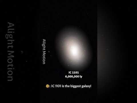 The Biggest Galaxies vs IC 1101 vs Andromeda vs Milky Way: Size Comparison (2025) thumbnail