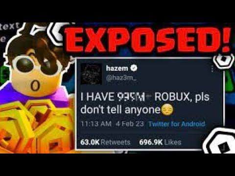 OLIX LEAKED HAZEM'S ROBUX ! (CRAZY AMOUT OF ROBUX!!!) thumbnail