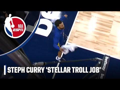 Steph Curry T'd up for mocking Draymond Green's excessive celebration tech | NBA on ESPN thumbnail