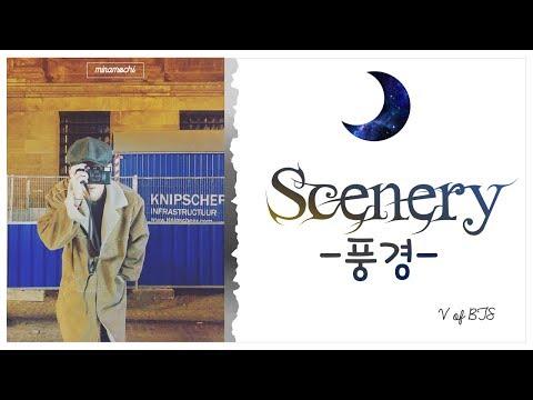 V of BTS - 'Scenery' (풍경) Lyrics [Han_Rom_Eng] | minamochi thumbnail