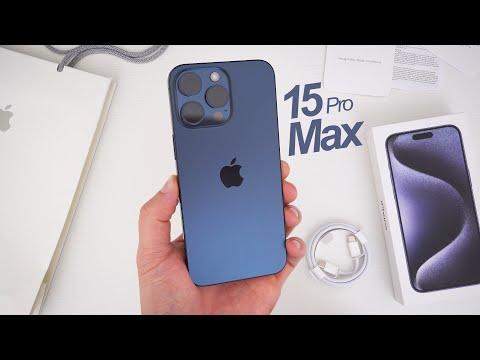 iPhone 15 Pro Max Unboxing, Hands-On & First Impressions! (Blue Titanium) thumbnail