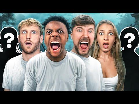 irl HAUNTED HOUSE ft. MrBeast, xQc, Logan Paul, Fanum & Lexi Rivera🎃👻💀 thumbnail
