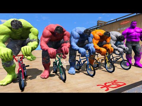TEAM HULK Super Bicycles Competition Challenge #4 (Funny Contest) - GTA V Mods thumbnail
