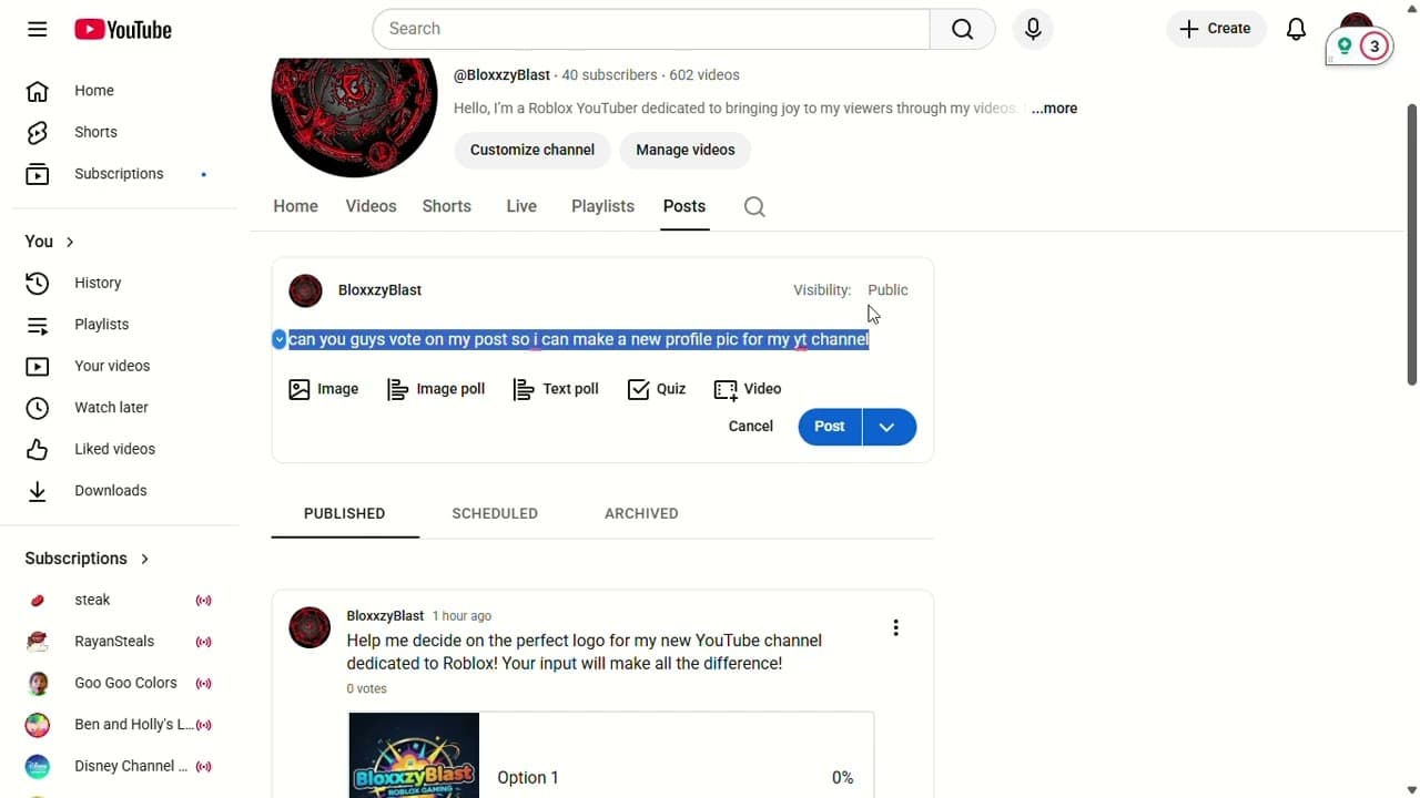 Channel Banner