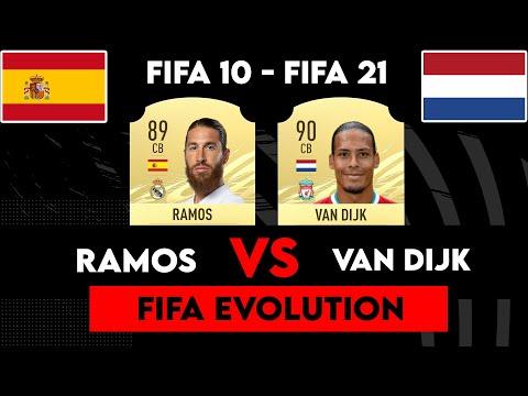 SERGIO RAMOS VS VIRGIL VAN DIJK FIFA EVOLUTION [FIFA10 - FIFA21] thumbnail