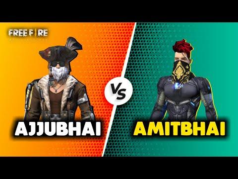 Ajjubhai94 vs Amitbhai (Desi Gamer) Best Clash Battle Who will Win - Garena Free Fire thumbnail