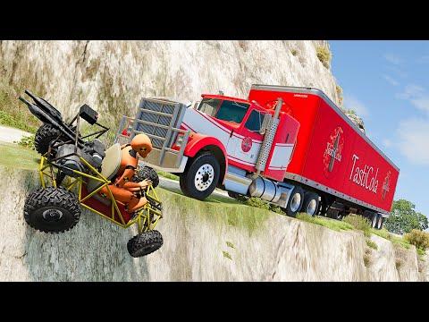 Cliff Drops #127 - BeamNG DRIVE | SmashChan thumbnail