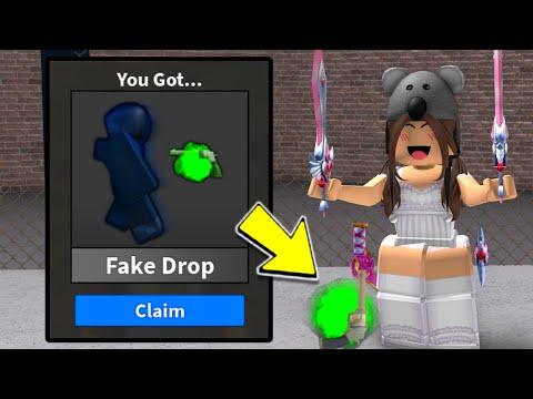 TROLLING With NEW FAKE GUN POWER in Roblox Murder Mystery 2! thumbnail