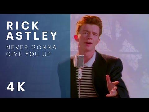 Rick Astley - Never Gonna Give You Up (Official Video) (4K Remaster) thumbnail