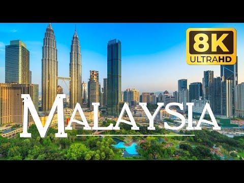 Malaysia 8k hd| Relaxing Music with Beautiful nature video| 4k Video thumbnail