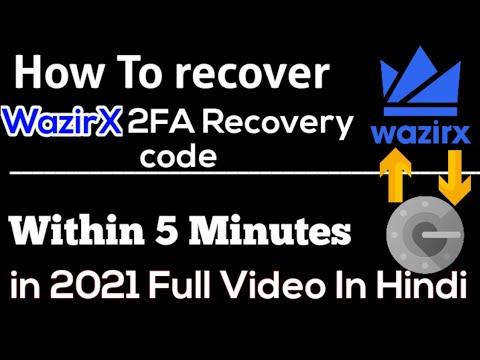 How To Recover WazirX 2FA Recovery code || #WazriX #crypto_exchange #Uttam_Online_Helping thumbnail