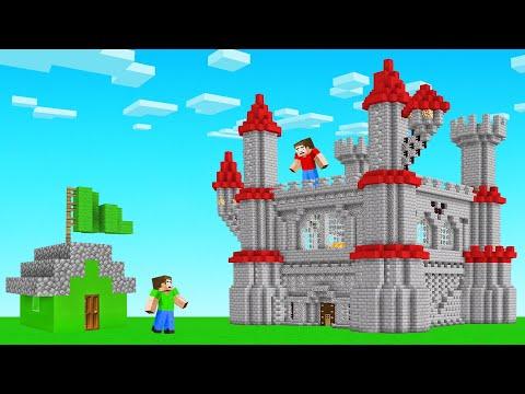 I BUILT A GIANT CASTLE in Jelly’s Minecraft World! thumbnail