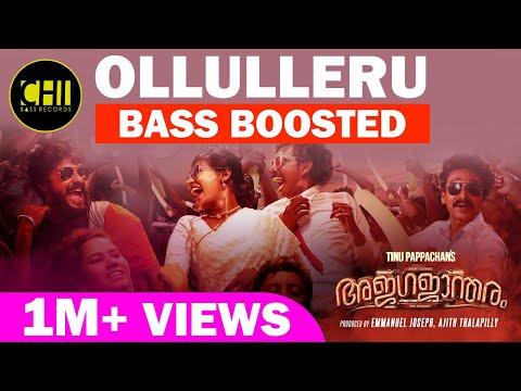 Ollulleru BASS BOOSTED | Justin Varghese ft Praseetha Chalakudy | Ajagajantharam | Antony Varghese thumbnail