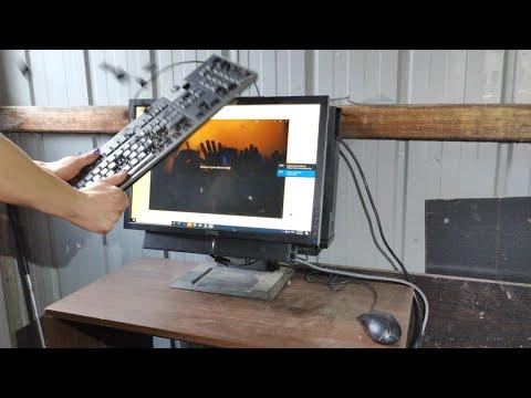 Angry Office Man Destroys Dell All-In-One Computer thumbnail