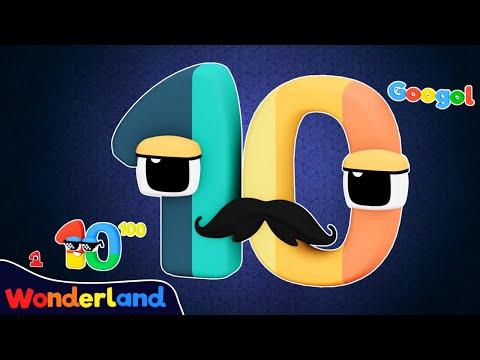 Wonderland: BIG NUMBERS Counting to Googolplex in Wonderland | Learn to Count thumbnail