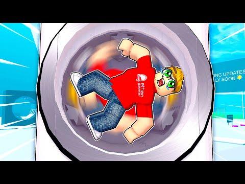 RAGDOLLED inside a WASHING MACHINE!! (Roblox Simulator) thumbnail