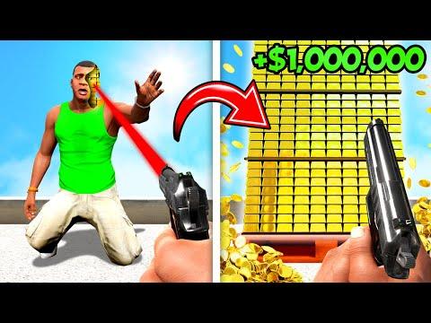 Everything I SHOOT Turns GOLD in GTA 5 thumbnail