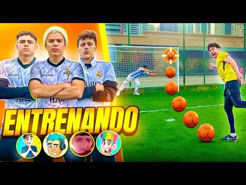ESPAÑA VS LATAM ⚽🛑 ENTRENANDO A DONATO, PELCANGER Y JEANKI PARA EL PARTIDAZO DE YOUTUBERS 4 ! thumbnail