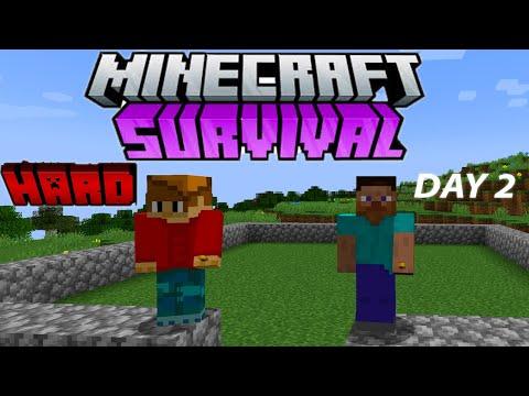 Minecraft Survival Series | Hard Mode | Day 2 thumbnail