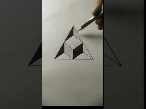 How to draw 3D drawing || Fantastic 3D Illusion || 3D Drawings On Paper ||#shorts thumbnail