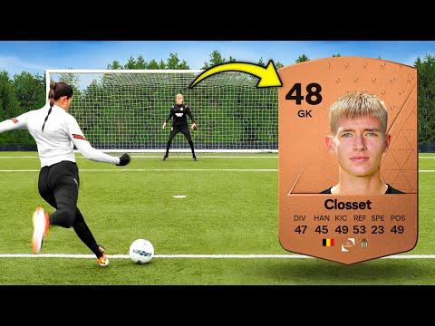 We Took 100 Shots vs The Worst Rated Goalkeeper thumbnail